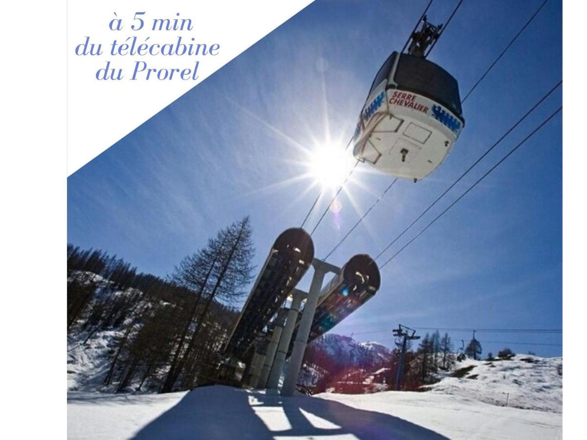 La Ruinee Appartement Chaleureux A Proximite Des Pistes Et Commodites Briançon Exteriör bild